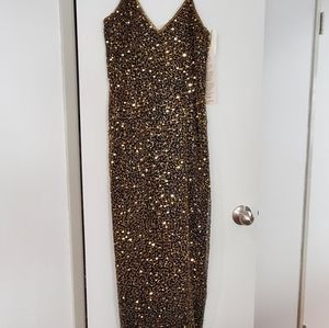 Sequined Evening Gown